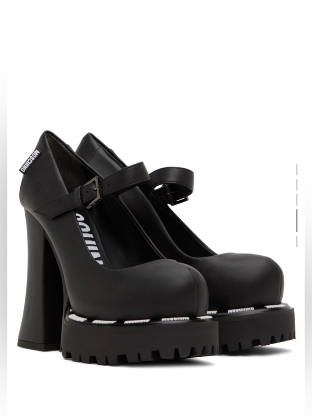 NWOT Moschino Black Label Mary Jane Heels